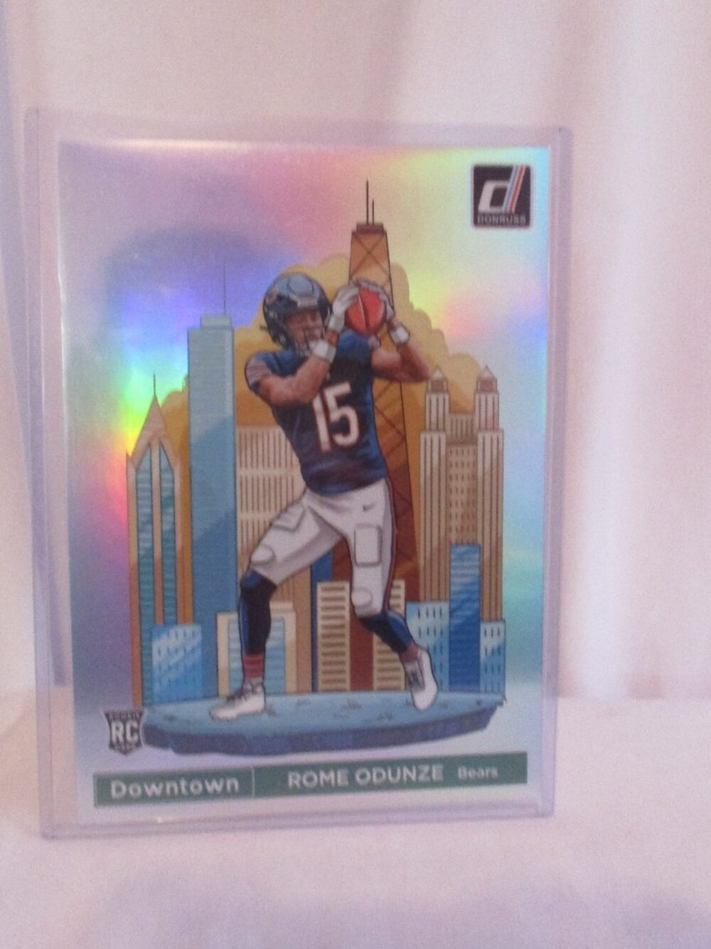2024 Panini Donruss - Downtown! Rome Odunze #15 Oversized (RC) CHICAGO BEARS